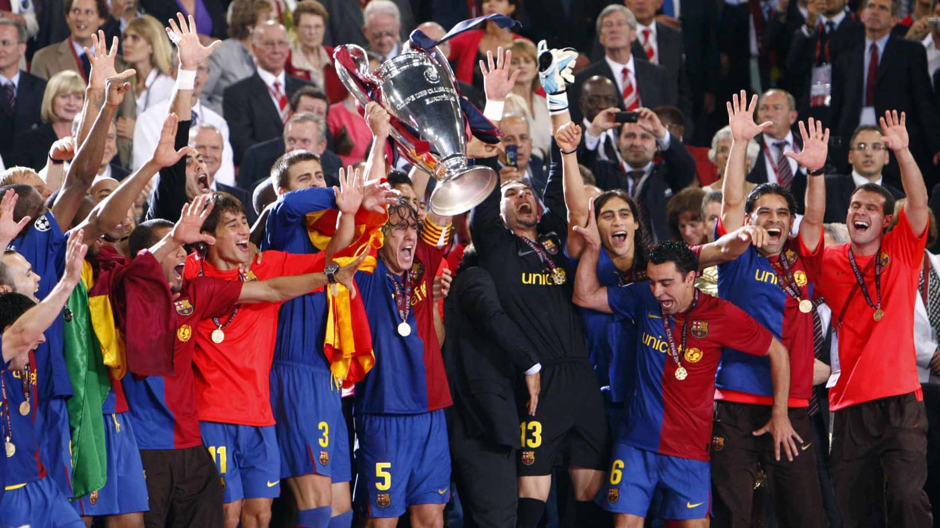 A Tr&iacute;plice Coroa veio: Bar&ccedil;a campe&atilde;o da LC