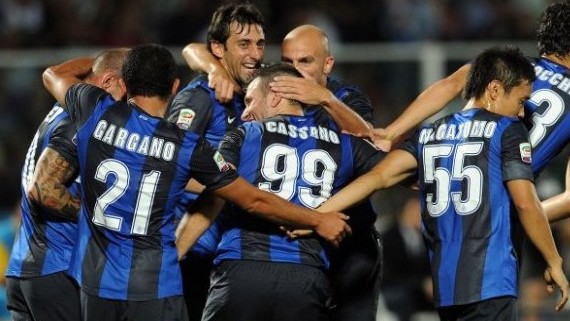 Cassano: &ldquo;&Eacute; f&aacute;cil jogar com Milito e Sneijder&rdquo;