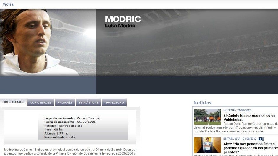 Modric aparece no site do Real, mas clube alega invas&atilde;o