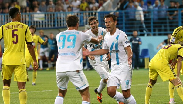 Zenit empata com Anzhi e perde 100% de aproveitamento