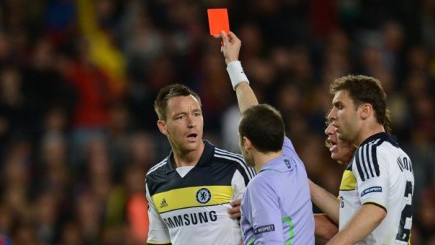 Uefa reduz suspens&atilde;o de Terry na Liga dos Campe&otilde;es