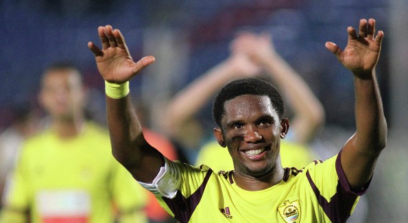 Eto'o &eacute; o vice-artilheiro do Campeonato Russo, com seis gols