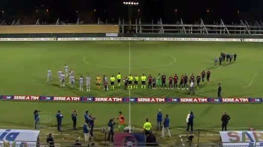 Cagliari apelar&aacute; contra a derrota para a Roma em jogo cancelado