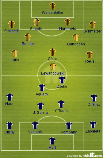 Dortmund x Man City 2012
