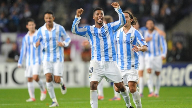 Zenit? Milan? Quem manda é o Málaga: 3 a 0 no Anderlecht