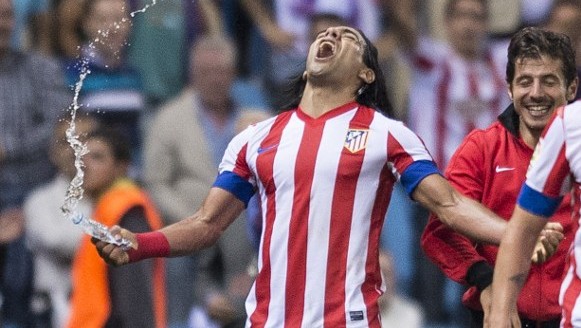 Artilheiro! Falcao decide e leva Atl&eacute;tico e se iguala ao Bar&ccedil;a