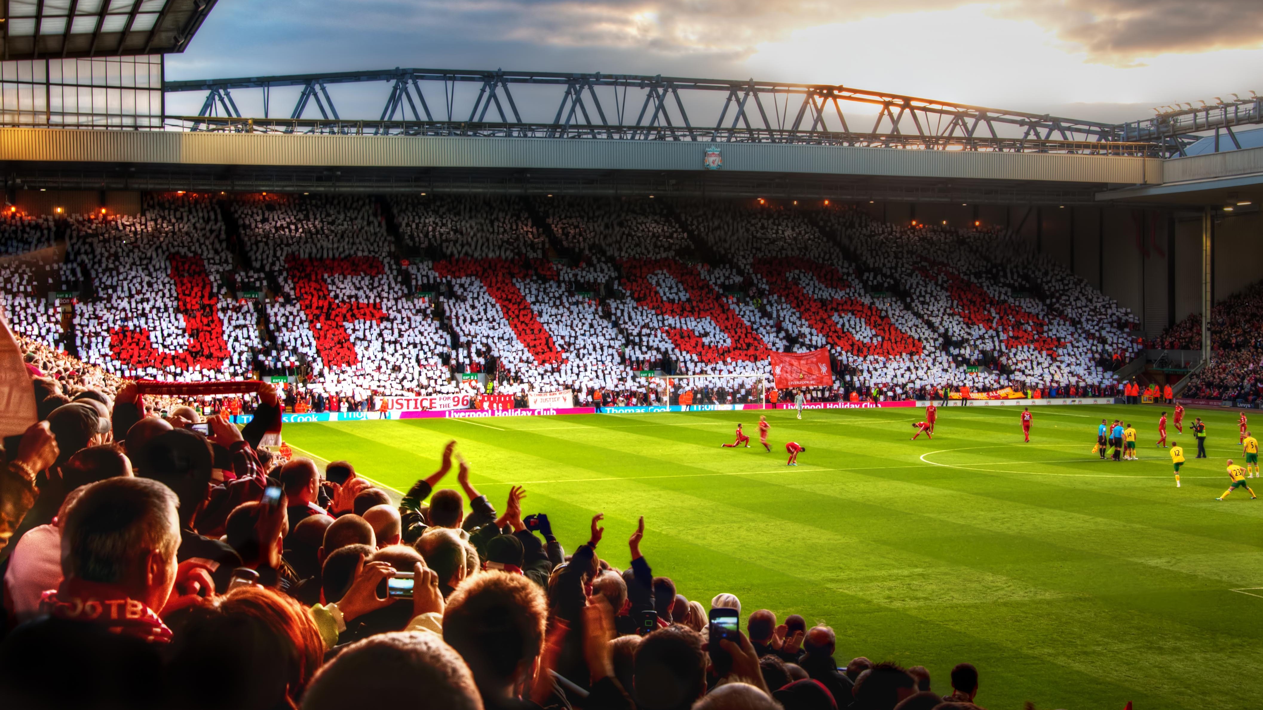 Liverpool vai ampliar Anfield Road e fala em 60 mil lugares