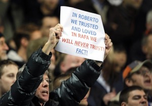 Benítez: “Não ouço as vaias da torcida”