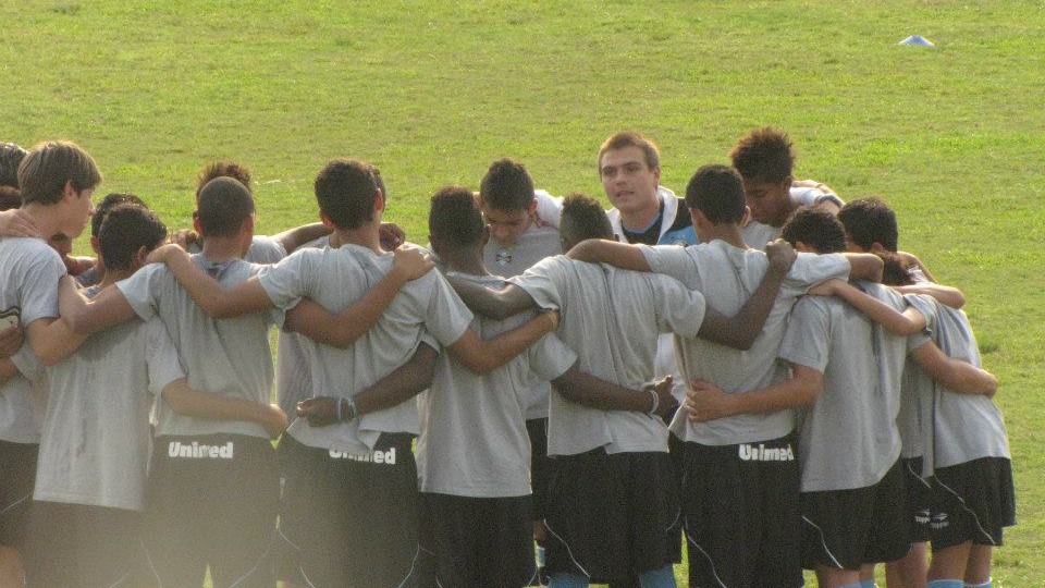 Gre-Nal? Filho de Dunga &eacute; preparador f&iacute;sico do Gr&ecirc;mio