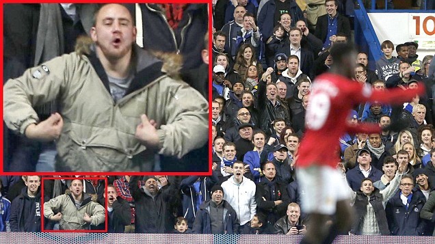 Chelsea bane torcedor acusado de racismo contra United