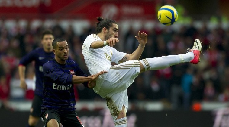 Arsenal vira, mas acaba cedendo o empate ao Swansea