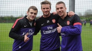 Beckham treina no Arsenal, mas não será contratado
