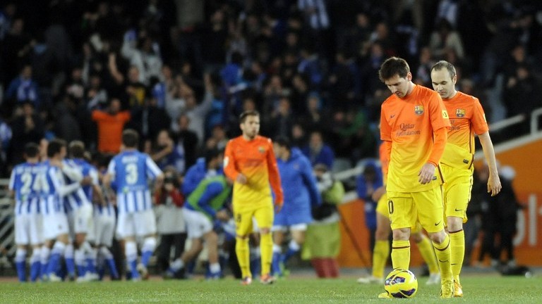 Dram&aacute;tico: Barcelona perde invencibilidade nos acr&eacute;scimos