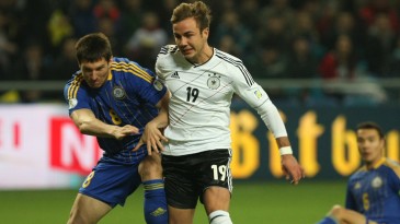 Alemanha faz a sua parte e passa pelo Cazaquistão