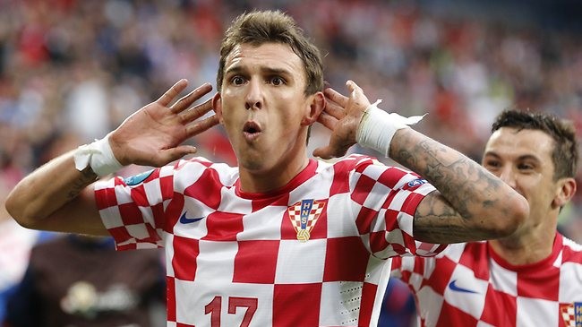 Mandzukic &eacute; o artilheiro da Cro&aacute;cia