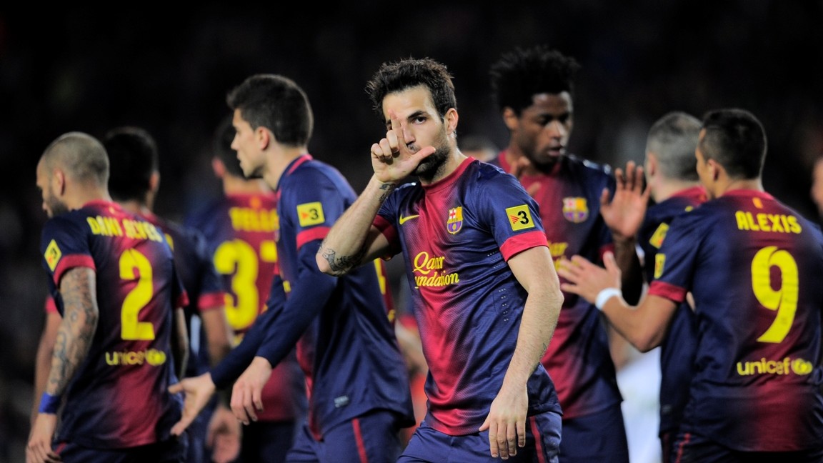 Messi para qu&ecirc;? Bar&ccedil;a detona com show de Cesc e Alexis