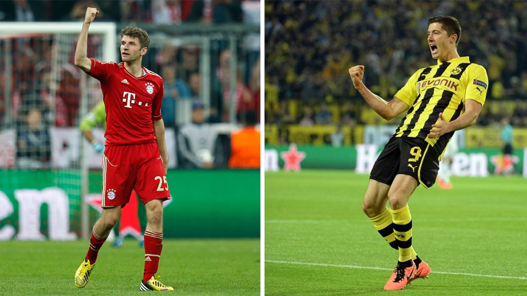 Bayern, de M&uuml;ller, e Dortmund, de Lewandowski: atropelamentos alem&atilde;es