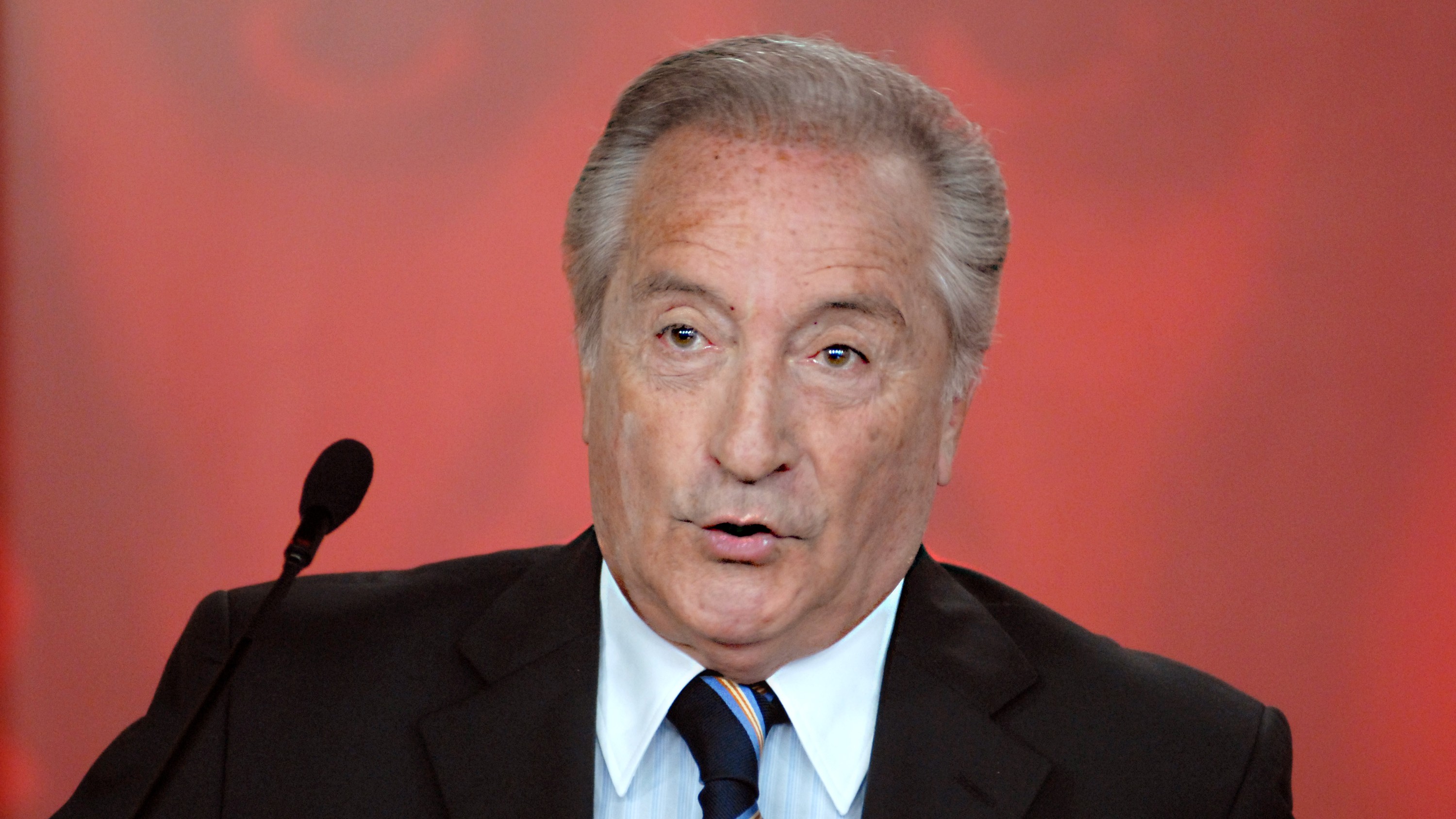 Eugenio Figueredo, o novo presidente da Conmebol  (AP Photo/Gregorio Marrero)