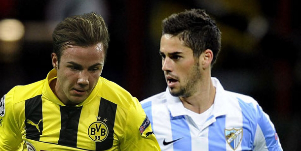 M&aacute;laga x Dortmund: Separando os homens dos meninos