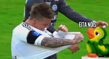 A melhor reação de todas após um pênalti não marcado