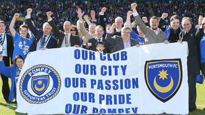 O fundo de torcedores do Portsmouth conseguiu comprar o clube