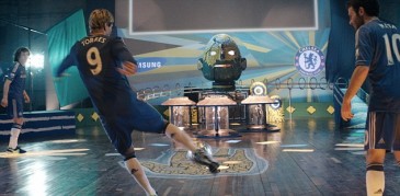 “Atores” do Chelsea jogam pinball humano em comercial