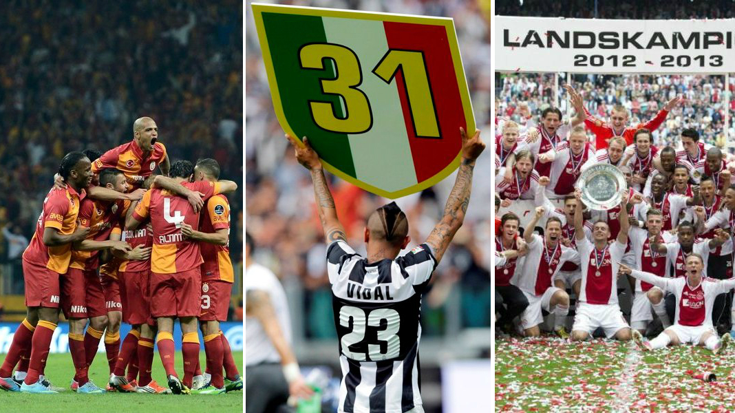 Balanço: A festa dos títulos de Juventus, Ajax e Galatasaray
