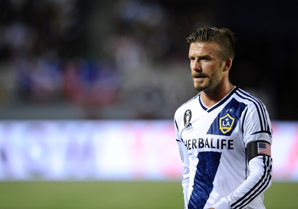 Beckham foi bicampe&atilde;o da MLS pelo Galaxy