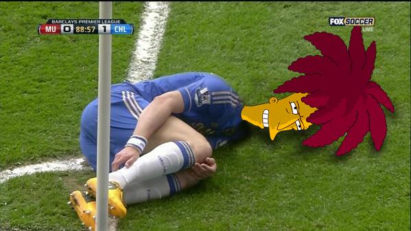 David "Sideshow Bob" Luiz ri de Rafael