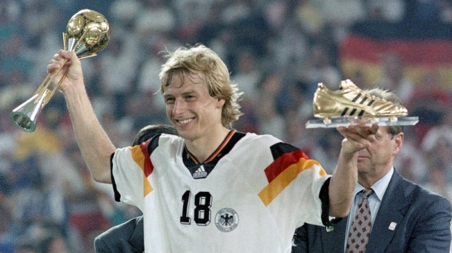 Klinsmann, craque e artilheiro da US Cup em 1993