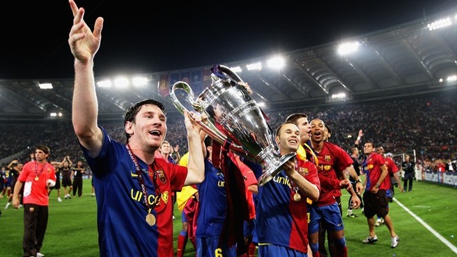 O hist&oacute;rico time do Barcelona em 2009 encantou o mundo e ganhou a Liga dos Campe&otilde;es em 2009