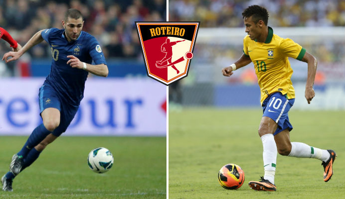 Brasil x Fran&ccedil;a e grandes sele&ccedil;&otilde;es no final de semana