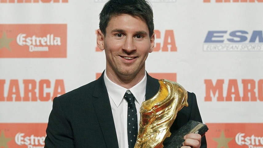 Mais um recorde em forma de trof&eacute;u na estante de Messi
