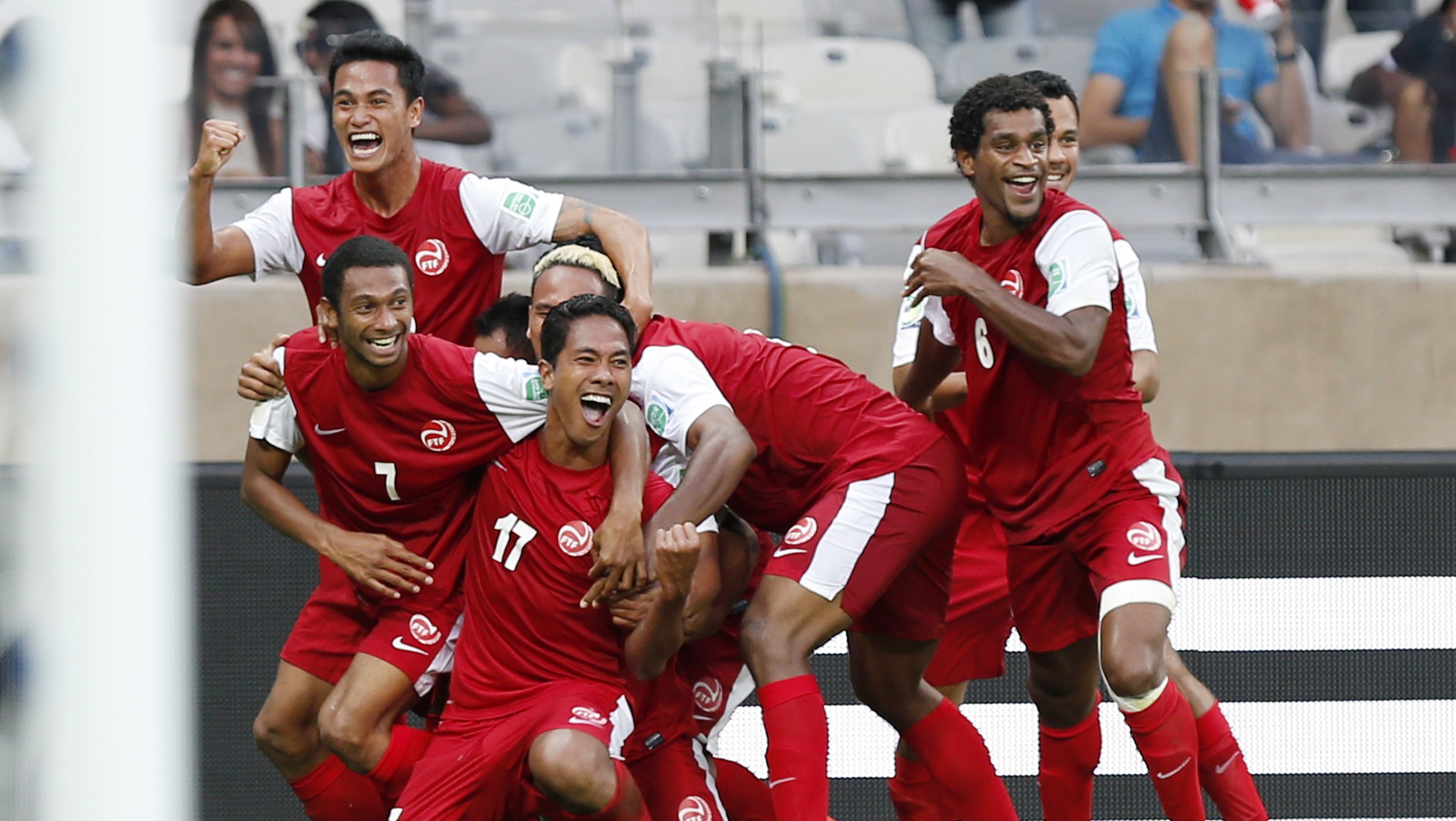 Taiti mostra como é possível vencer tomando de 6 a 1