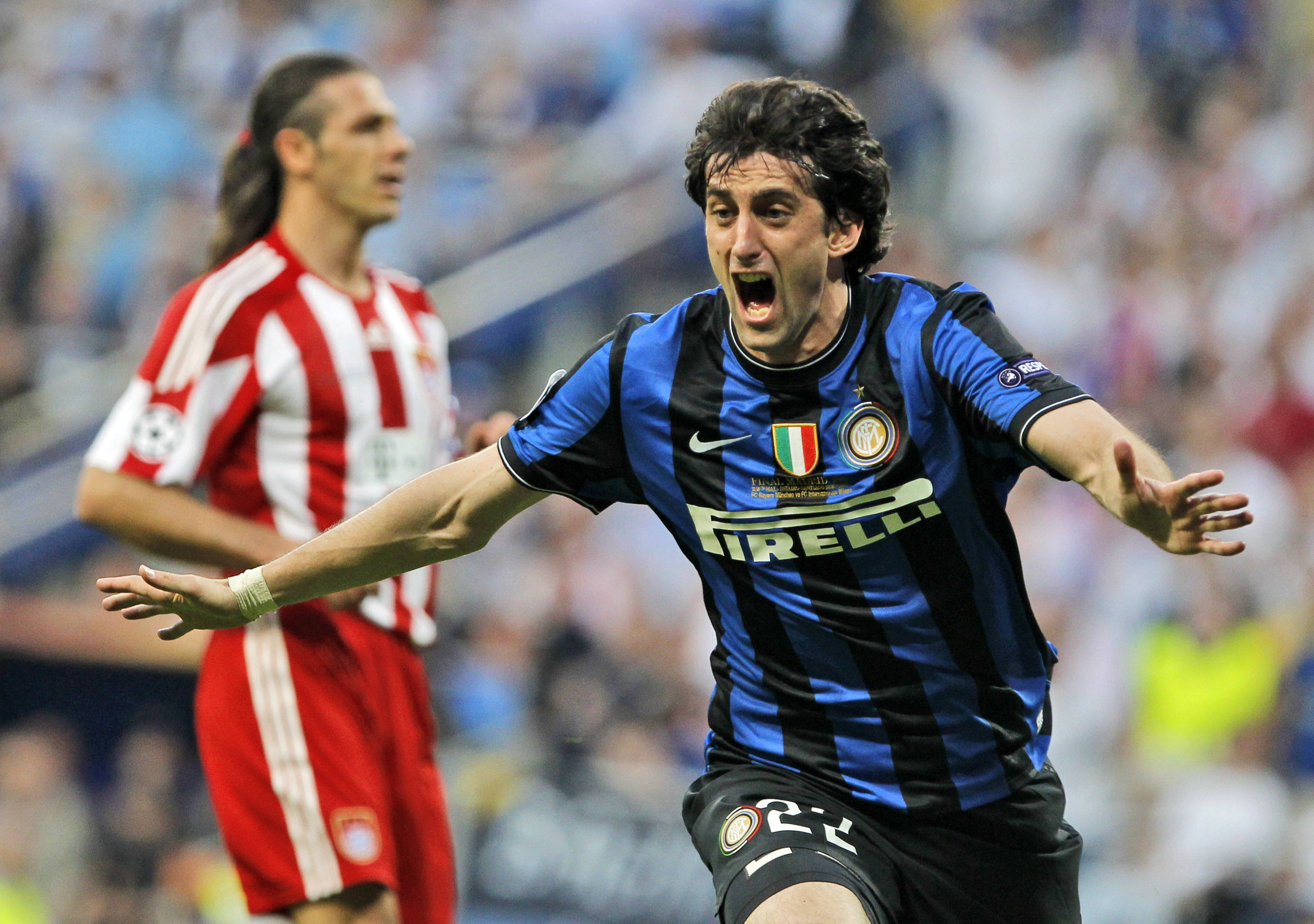 A Inter de Milito conquistou a Europa e a Tr&iacute;plice Coroa em 2010  (AP Photo/Victor R. Caivano)