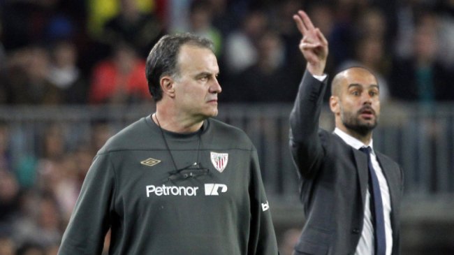 Marcelo Bielsa &eacute; um dos treinadores que inspirou Guardiola e por quem &eacute; admirado