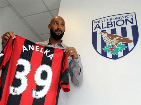 Anelka ser&aacute; jogador do West Brom na pr&oacute;xima temporada.&Eacute; o sexto clube ingl&ecirc;s na sua carreira