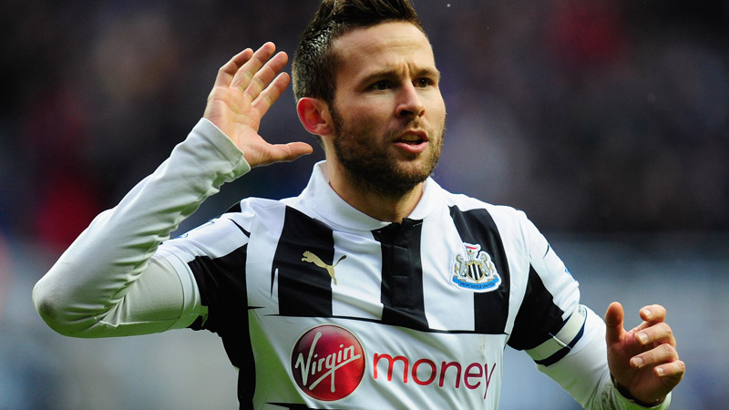 Cabaye em partida contra o Stoke City, pela Premier League