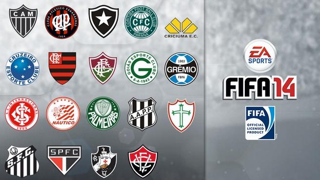 Os clubes que j&aacute; fecharam com a EA Sports para o Fifa 14