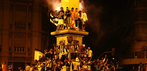 Torcida do Atl&eacute;tico faz a festa em Belo Horizonte