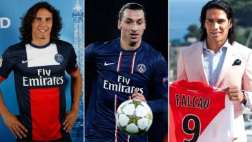 Ligue 1 terá três centroavantes mais caros da história