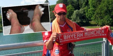 Peregrino do Bayern caminhou 900 km para comemorar título
