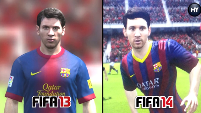 No Fifa 14, jogadores ficam mais magros e ganham detalhes