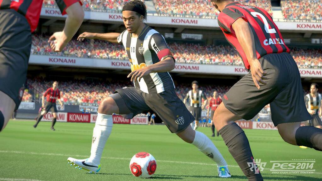 Pro Evolution Soccer 2014 virou um jogo de gente grande