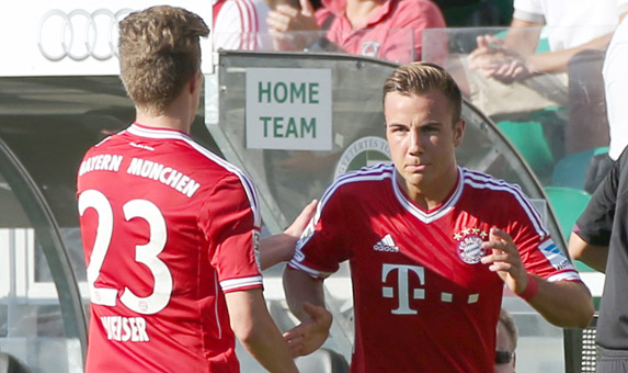 A estreia perfeita de G&ouml;tze, o &lsquo;novo Messi&rsquo; de Guardiola