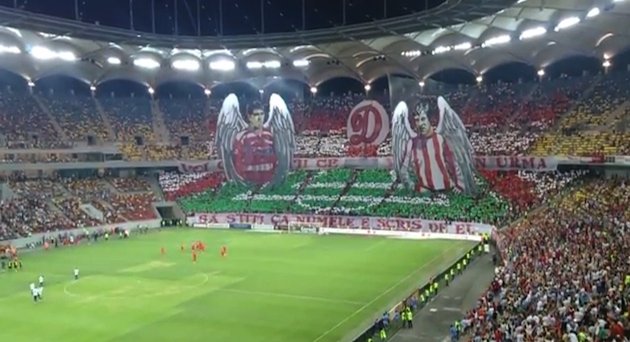 Romenos fazem homenagem sensacional em mosaico