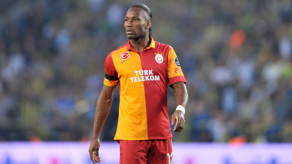 Didier Drogba &eacute; a esperan&ccedil;a do Galatasaray