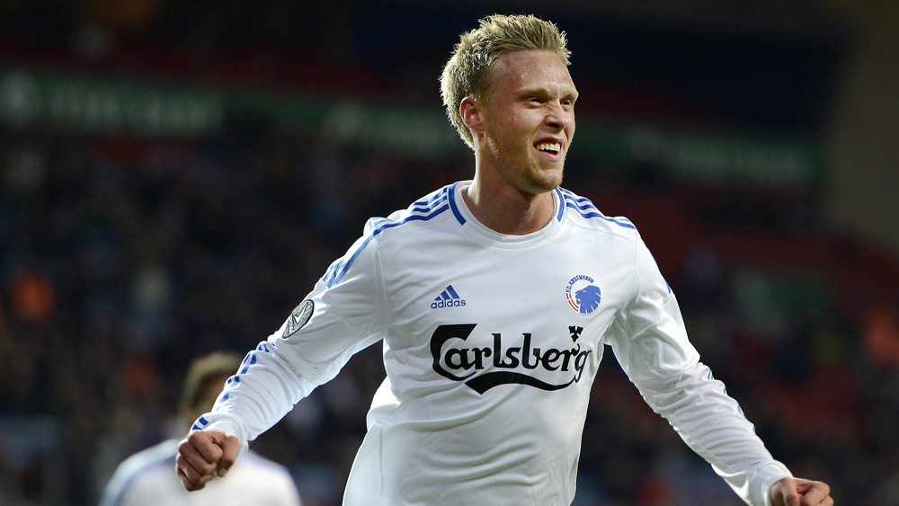 Nicolai J&ouml;rgensen &eacute; o jovem destaque do Kobenhavn