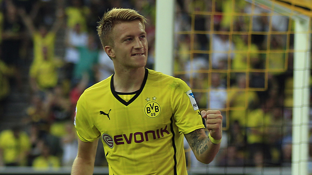 Marco Reus se tornou o regente de um Dortmund que joga em velocidade alucinante (AP Photo/Frank Augstein)
