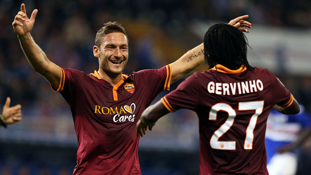 Antes pr&oacute;ximos, Roma e Allegri t&ecirc;m in&iacute;cios opostos na Serie A